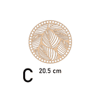 Bases para crochet y trapillo redondas con diseño 4