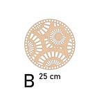 Bases para crochet y trapillo redondas con diseño 3