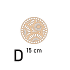 Bases para crochet y trapillo redondas con diseño 5