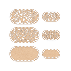 Bases para crochet y trapillo, óvalos 1