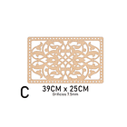 Bases para crochet y trapillo, Rectángulo con diseño 3