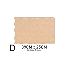 Bases para crochet y trapillo, Rectángulo con diseño 4