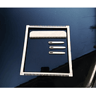 Telar mediano de mano de 21cm x 24cm de largo con agujas  1