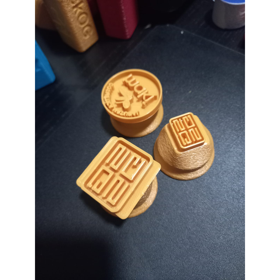 Timbre plástico para productos solidos