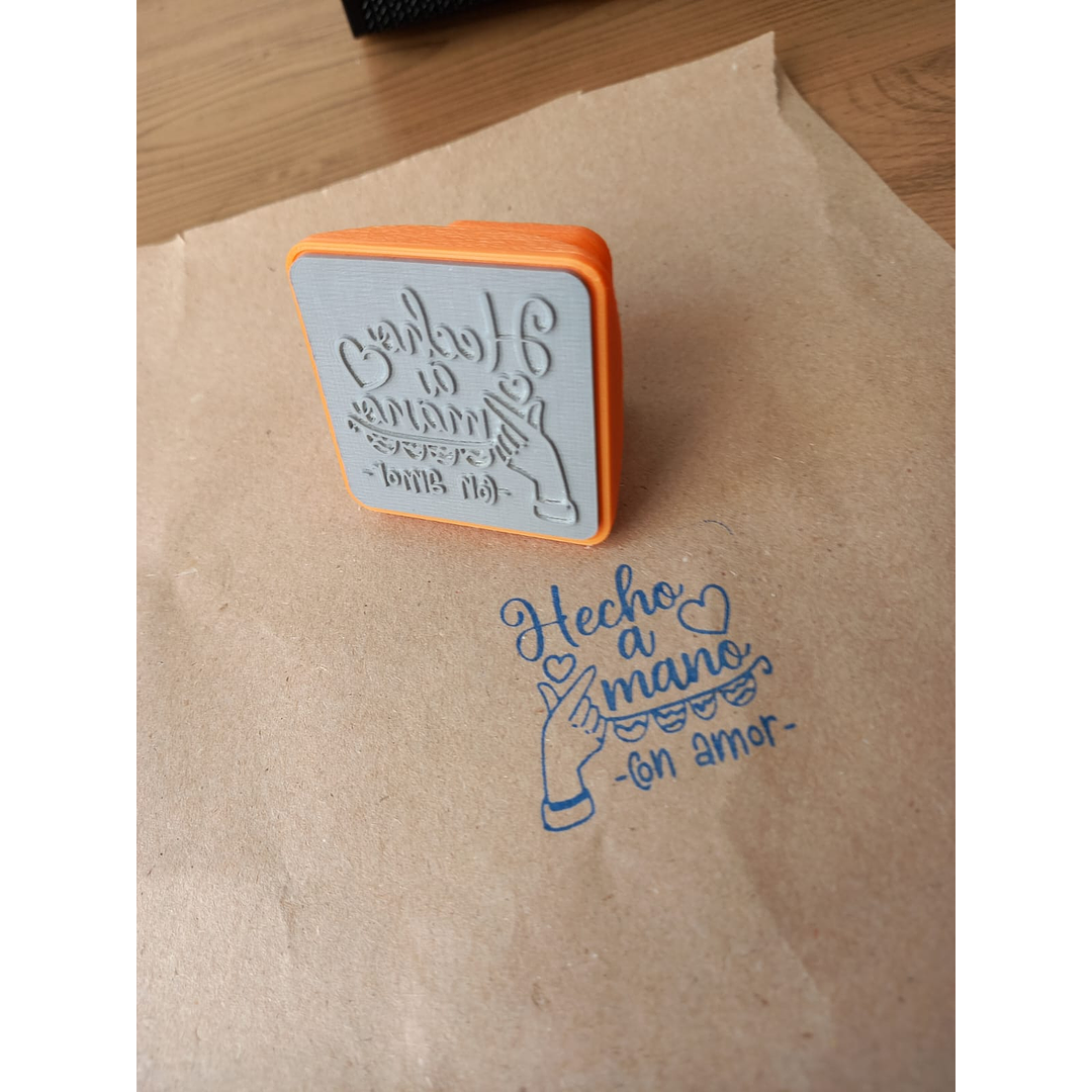 Timbre de goma para papel