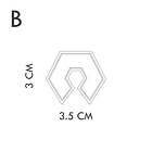 Cortador para arcilla polimérica M4 4