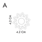 Cortador para arcilla polimérica M10 3