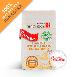 HARINA WHOLE GRAIN PANADERA GRUESA 10 KG