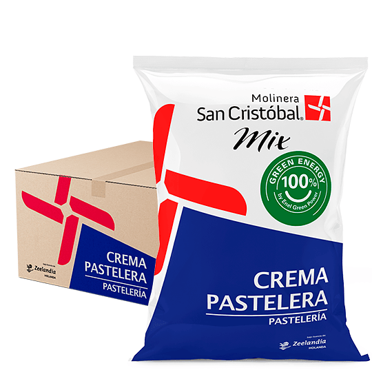 CREMA PASTELERA EN POLVO 400 GR (CAJA 12 UNIDADES)