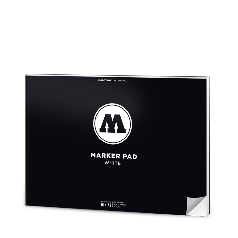 Marker Pad - Landscape - Blanco (2 tamaños)