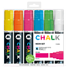 Pack 6 Chalk marker - 15 mm Neón-set