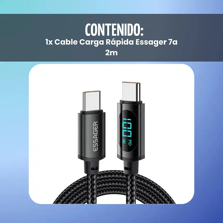 Cable USB-C 100W Hoco U125 2