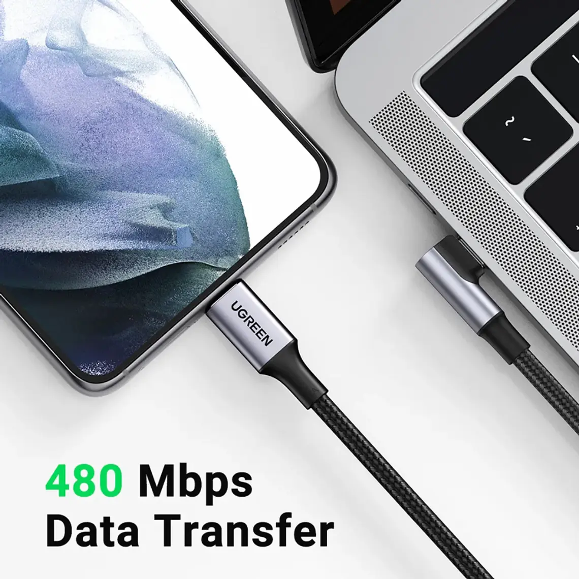 Cable USB-C 5A Carga Rápida 2m 3