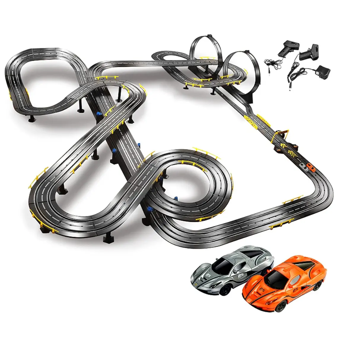 Pista de Carreras con 2 Autos Eléctricos RC 1