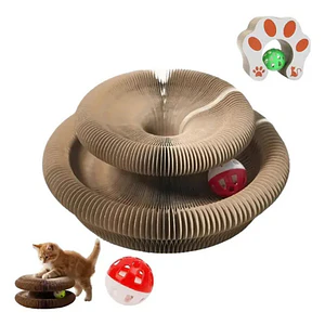 Rascador Para Gatos Plegable Con Bola