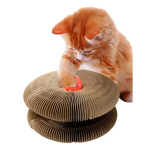 Rascador Para Gatos Plegable Con Bola