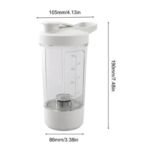 Shaker Eléctrico para Proteína Blanco