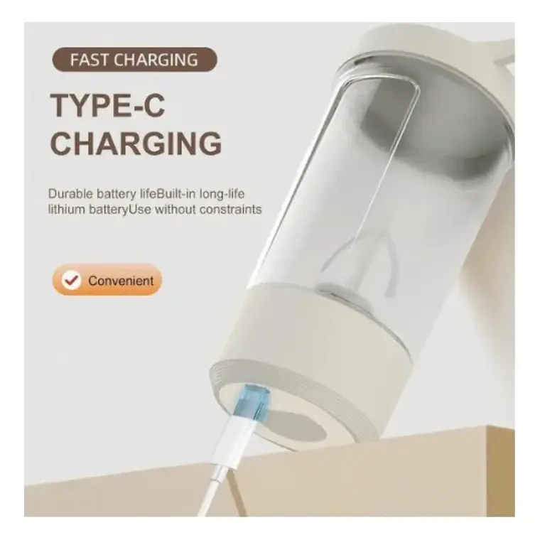 Shaker Eléctrico para Proteína Blanco 3