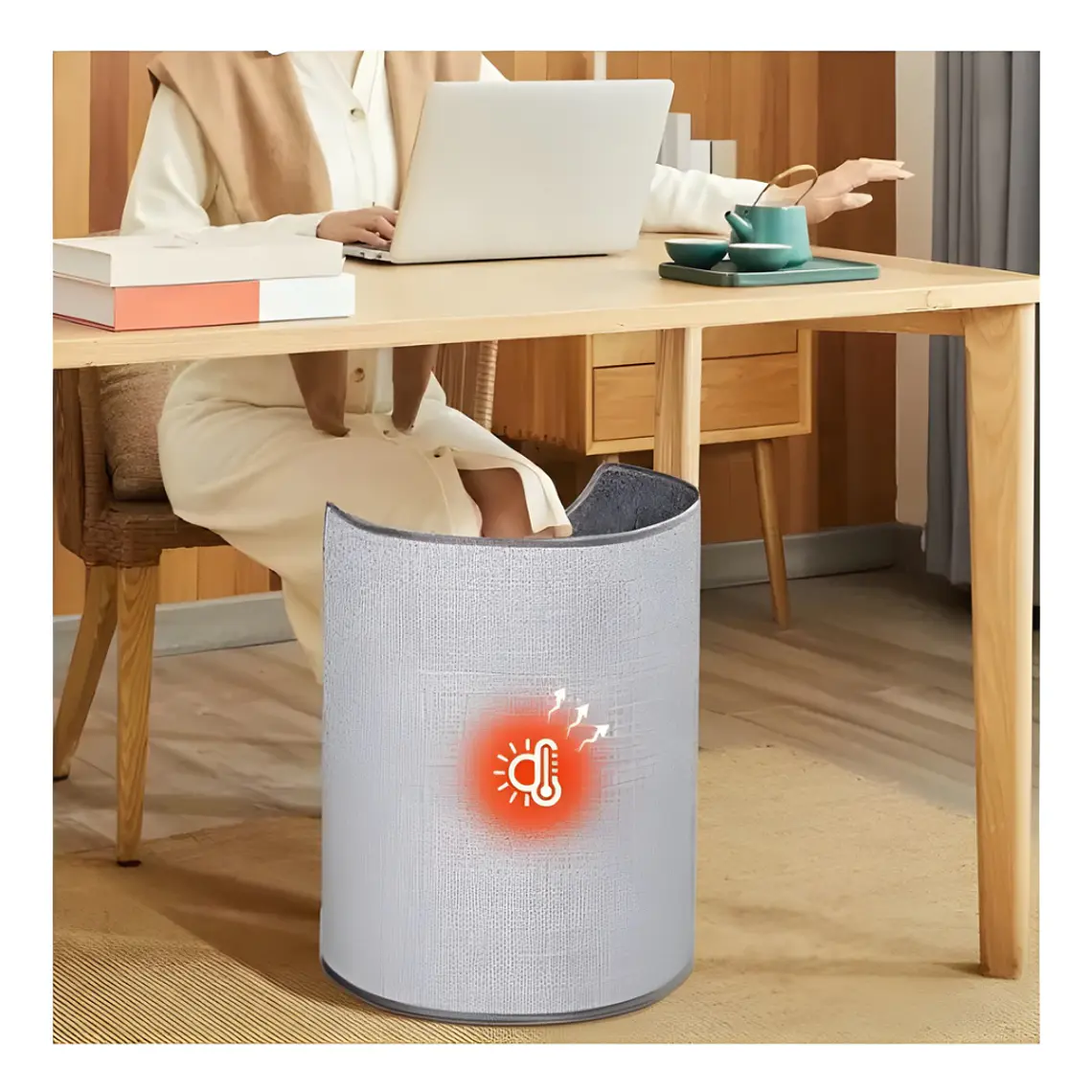 Calentador de Pies Eléctrico para Escritorio 3