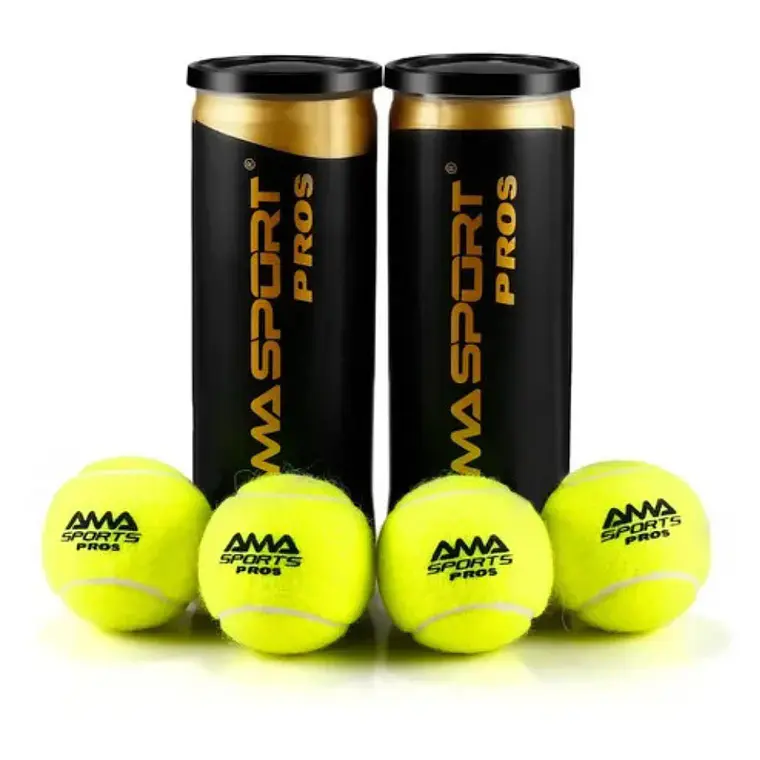 Pelotas de Pádel Amasport Pro X3 Amarillo 2