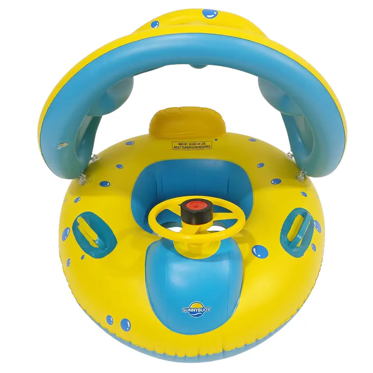 Flotador Inflable con Toldo para Niños 2-4 Años 1