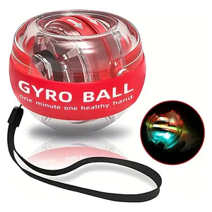 Powerball Ejercicio Rehabilitación Brazo Gyro Rojo Led + Estuche