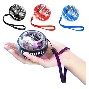 Powerball Ejercicio Rehabilitación Brazo Gyro Rojo Led + Estuche