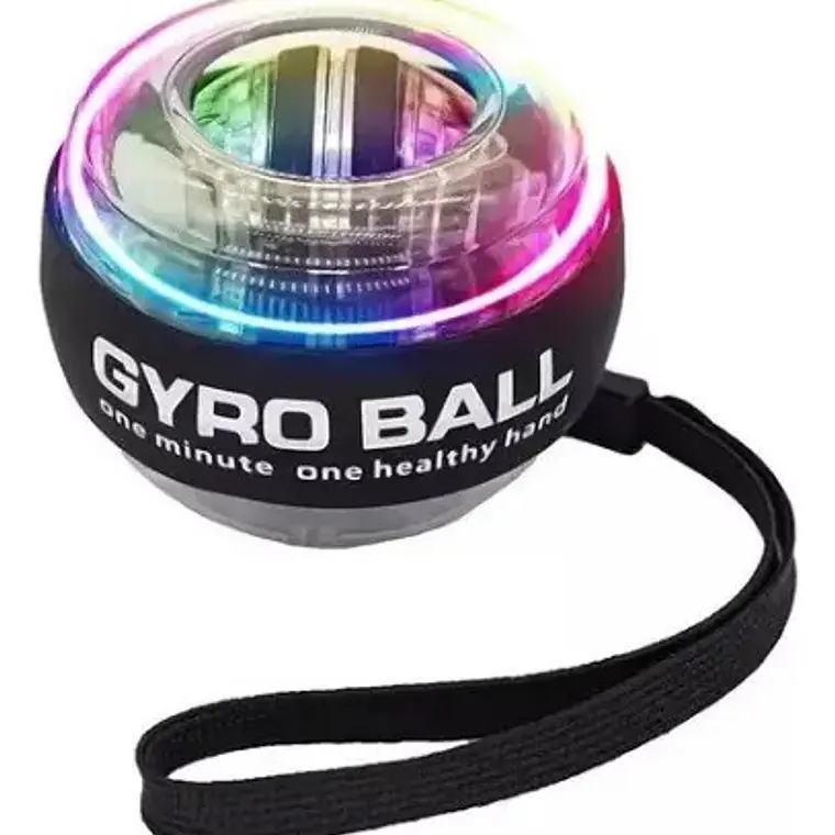 Powerball Ejercicio Rehabilitación Brazo Gyro Negro Led + Estuche 3