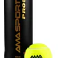 Tarro De Pelotas Padel Ama Pros 3 Un. ( Wpt & Ipf Approval ) Amarillo - Miniatura 1