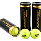 3 Tarros De Pelotas Premium Padel Amasport Pros Amarillo - Miniatura 1