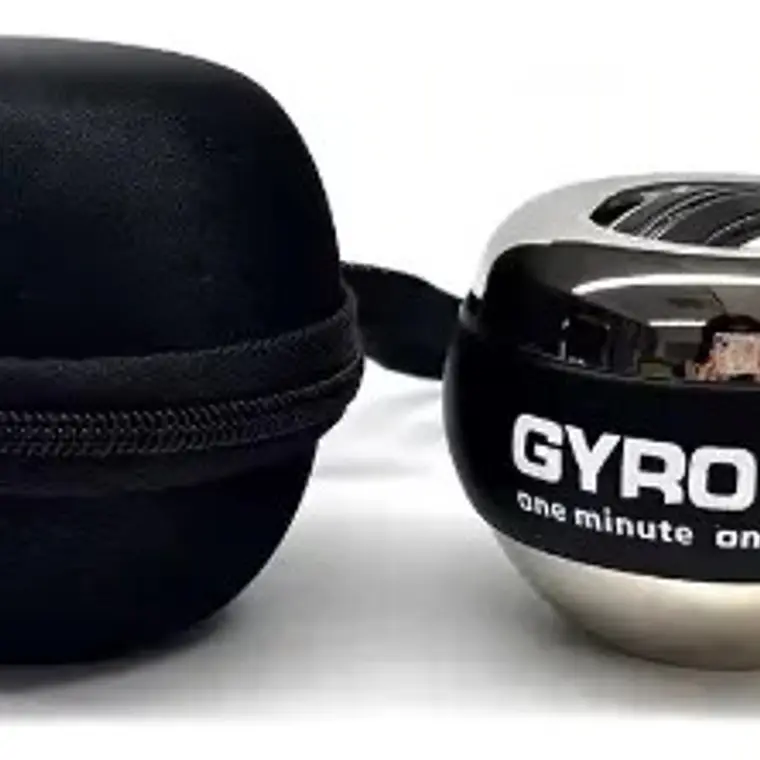 Ejercitador Brazo Metal Luz Gyro Powerball Contador+ Estuche 1