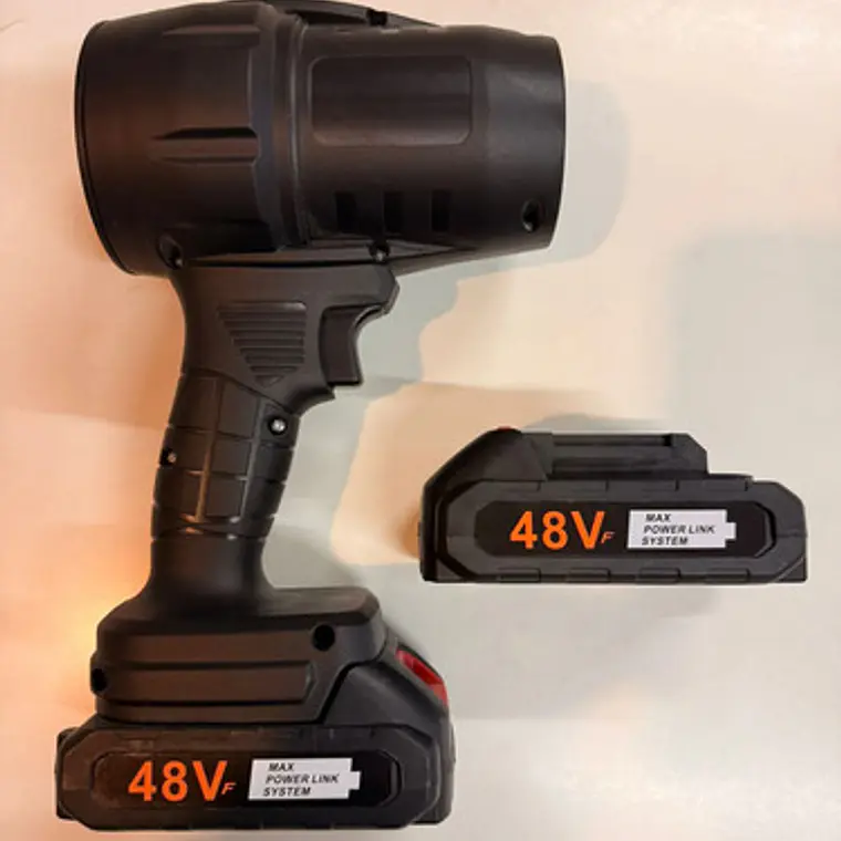 Sopladora De Hojas Inalámbrico 2 Baterias Turbina Potente 4