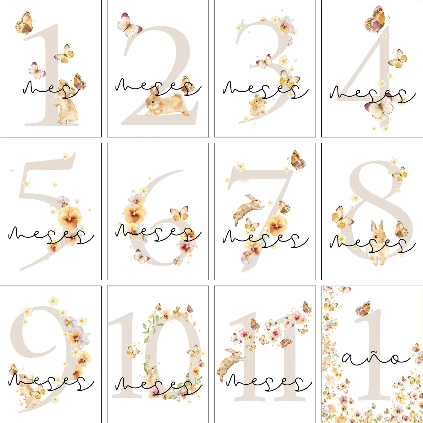 CARTAS DE CUMPLEMESES PARA BEBES 2