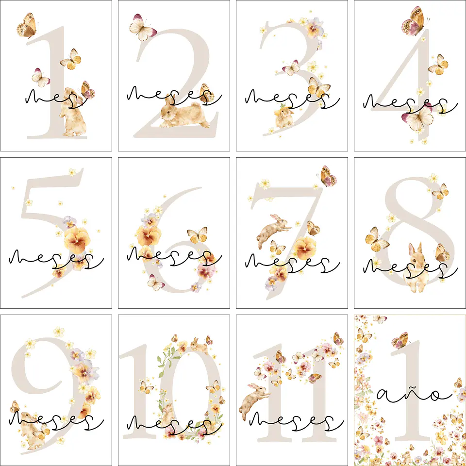 CARTAS DE CUMPLEMESES PARA BEBES 2