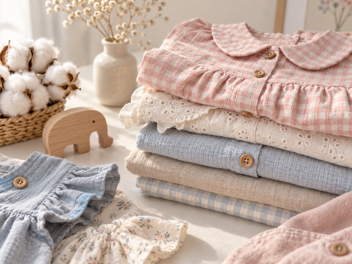 Algodón y fibras naturales: por qué importan tanto en la ropa de niños