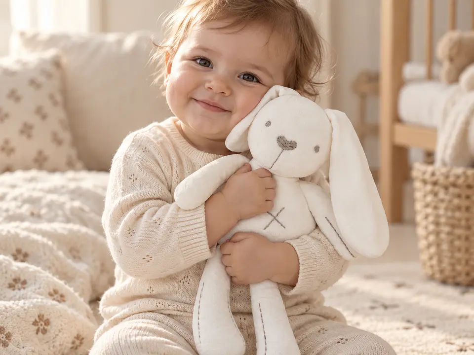 CONEJITO DE PELUCHE BLANCO 1