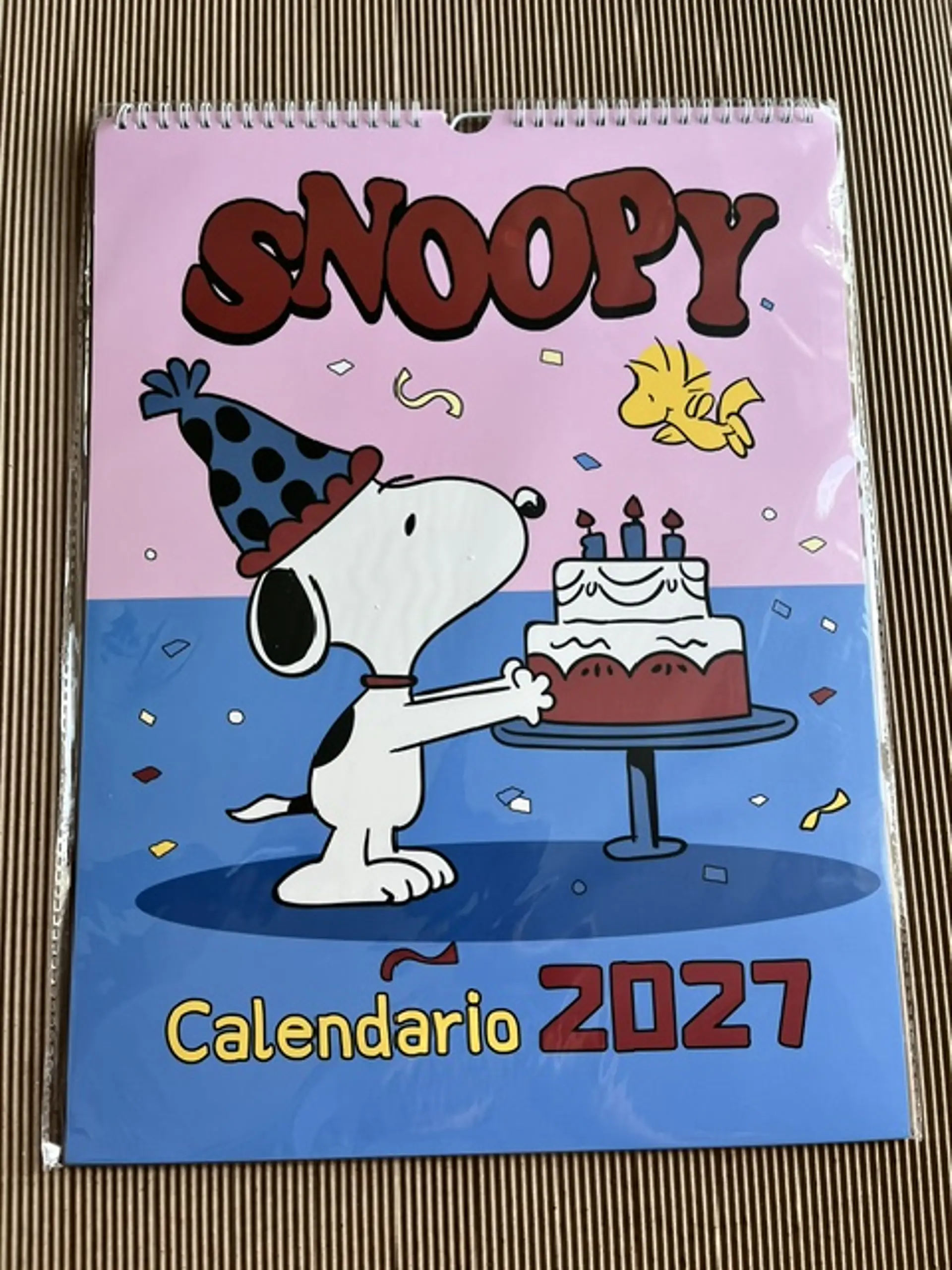 Calendario Snoopy 2027 Grande 1