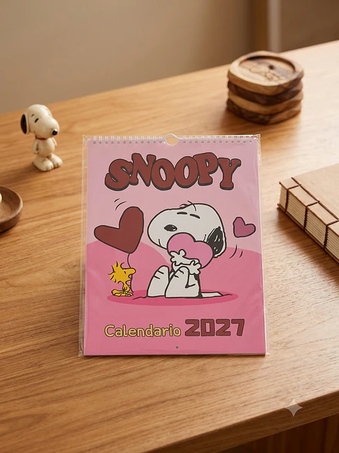 Calendario Snoopy 2027 Grande