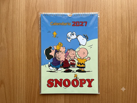Calendario snoopy 2027 Chico