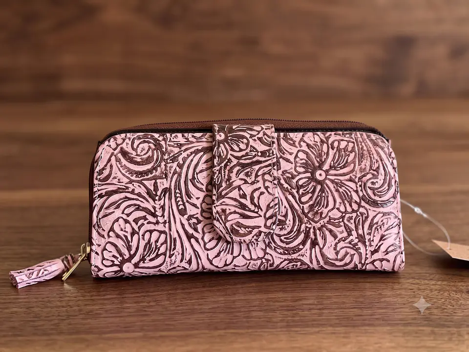 Cartera de piel para dama 1