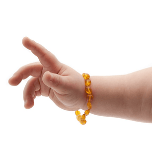Pulsera/Tobillera de ámbar bebé Miel