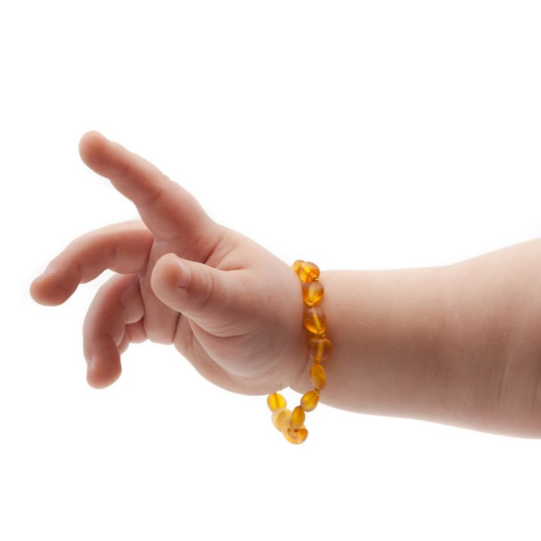 Pulsera/Tobillera de ámbar bebé Miel 1
