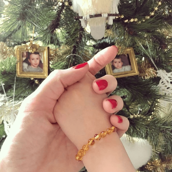 Pulsera/Tobillera de ámbar bebé Miel 2