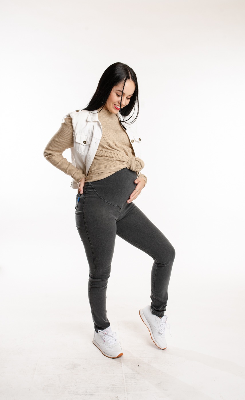Jeans Pitillo Gris