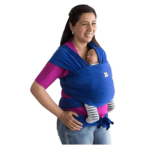 Fular semielasticado Azul Rey