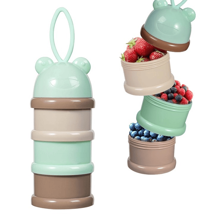 Contenedor Porta Leche De Bebés Estilo Ranita 3