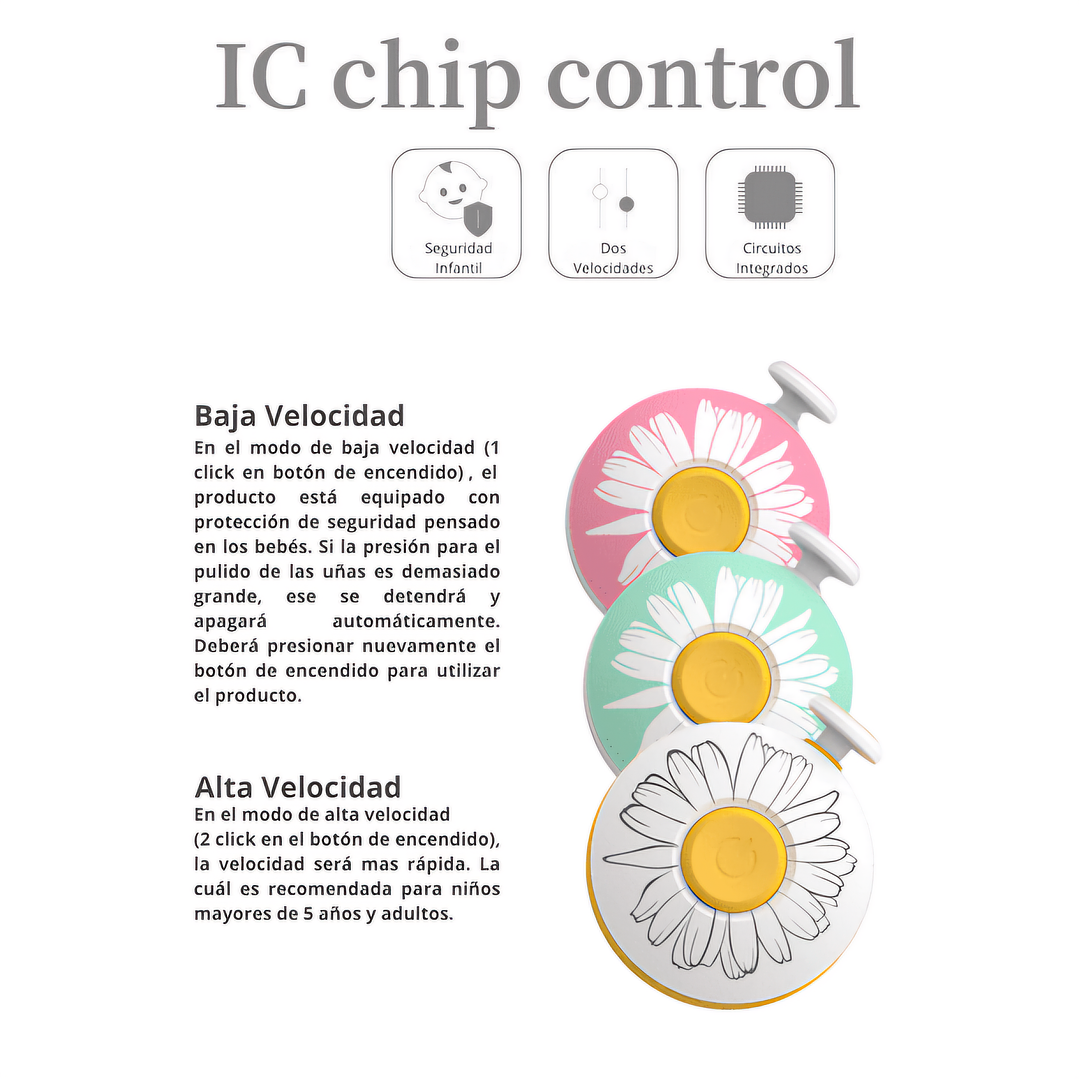 Pulidor de Uñas Eléctrico Recargable para Bebé 4