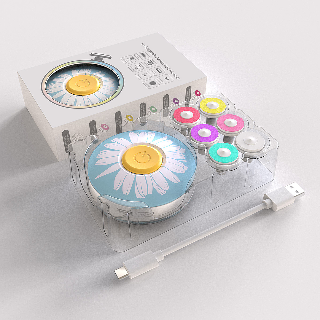 Pulidor de Uñas Eléctrico Recargable para Bebé 6