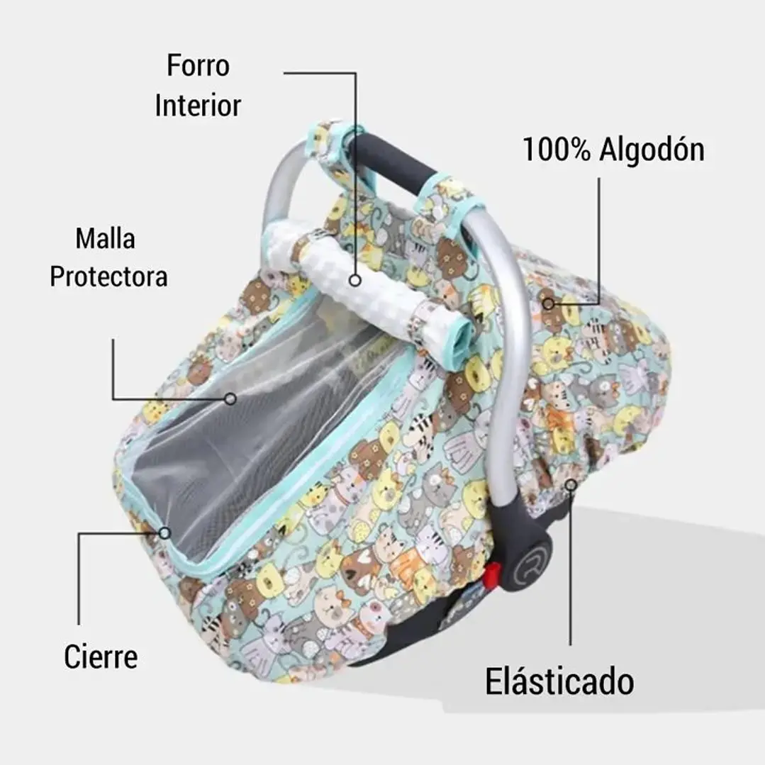 Funda Protectora para Huevito y Coche Bebé 5