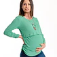 Polera Maternal y Lactancia Canuton Verde - Miniatura 1